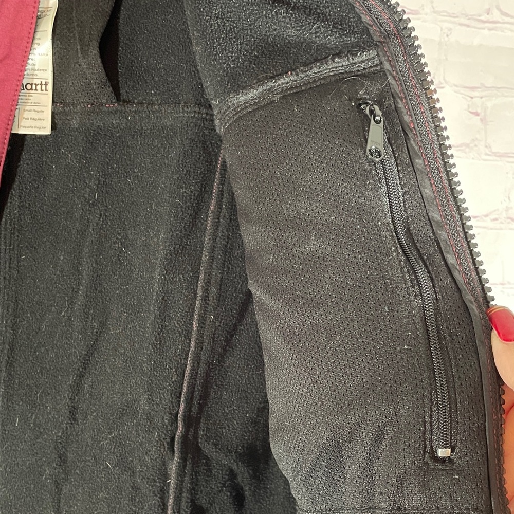 Carhartt Women's Burgundy Soft Shell Vest - Picture 8 of 9